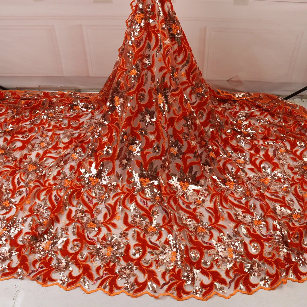 NIAI африканская бархатная кружевная ткань 2020 Высококачественная новейшая