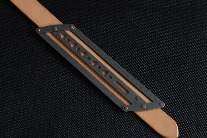 Купить Вспомогательная линейка для позиционирования ремня, инструмент для искусства кожи ручной работы