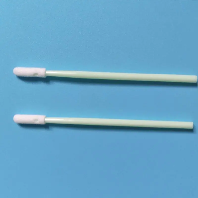 

100Pcs/Pack Small Round Head Foam Tip Cleaning Swab Dust Free Sponge Sticks for Inkjet Print Printhead Camera Optical Lens Gun