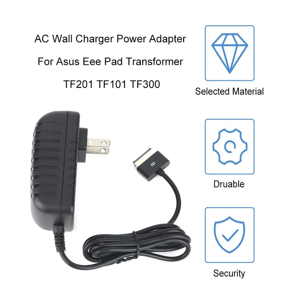 Сетевое зарядное устройство для ноутбуков Asus Eee Pad Transformer TF201 TF101 TF300 18 Вт 15 в 2