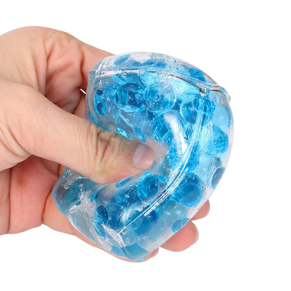 

Spongy Bead Stress Ball Toy Squeezable Stress Squishy Toy Stress Relief Ball Rebound Vent Decompression Sensory Fidget Juguetes
