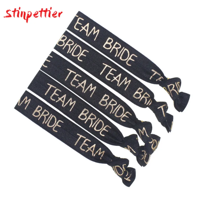 10 шт. браслет подружки невесты розовый белый черный эластичный для свадебные