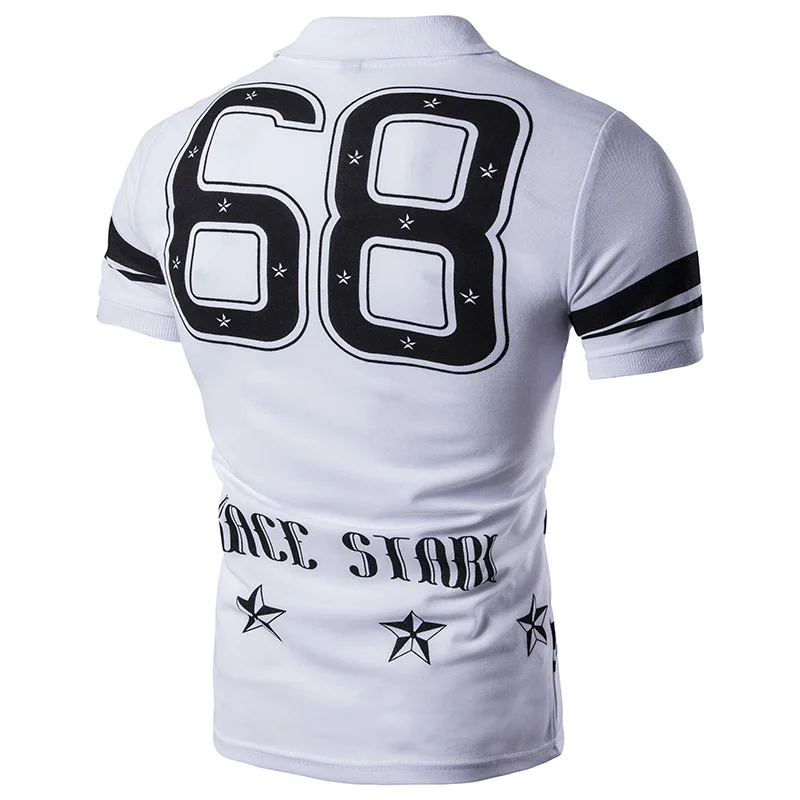 

Slim fit 2021 Men Summer New Brand Cotton Classic Casual Polo Shirts Men Business Short Sleeve Stand Collar Tops&Tees Polo Shirt