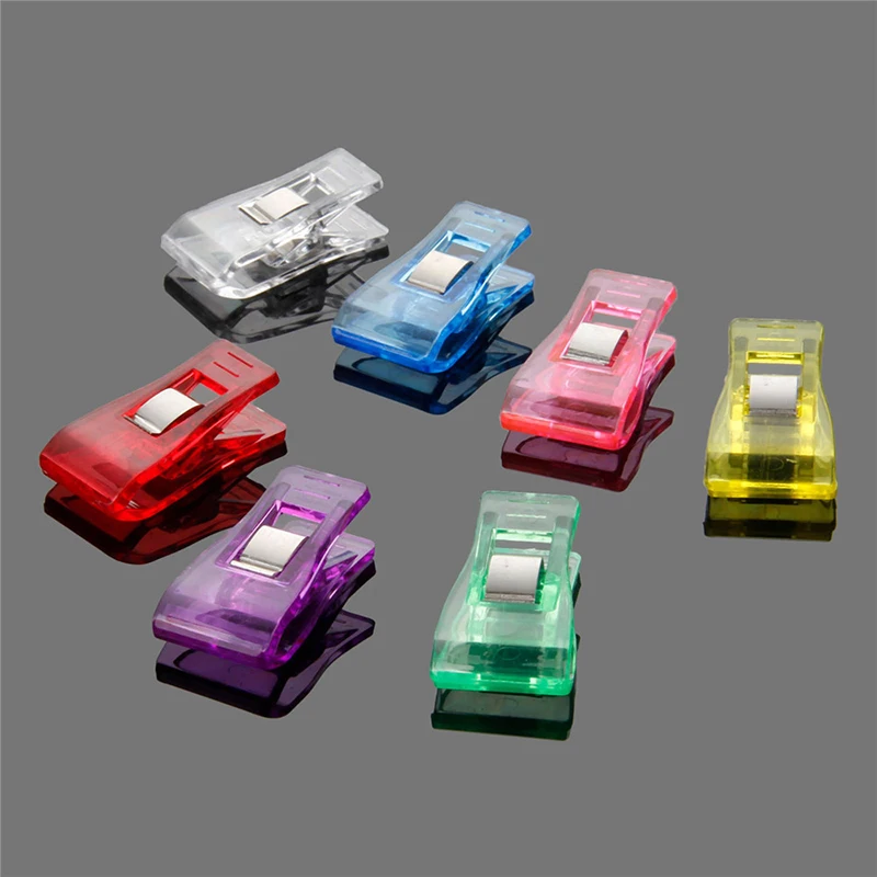 

Hot Sale Plastic Clips Quilt Tools Patchwork Sewing Accessory Edge Clip 10 Pcs 3.3*1.8cm Dropping Ship