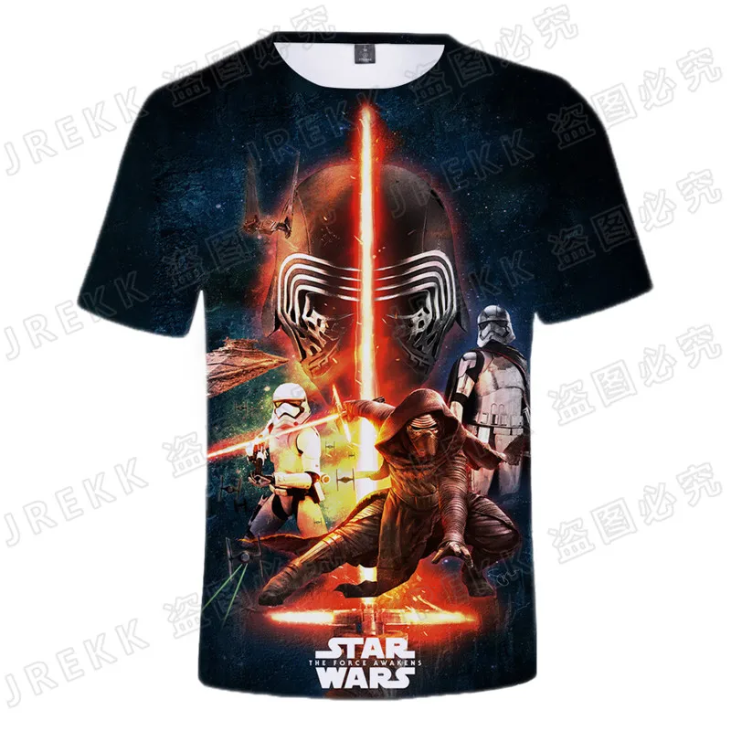 

2021 New Star Wars Darth Vader 3D Printed T Shirt Men Women Children Summer Casual Short Sleeve tshirt Streetwear Tops Cool Tee