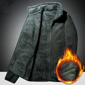 Куртка флисовая Мужская, женская, зимняя, ветрозащитная, с начесом, 5XL