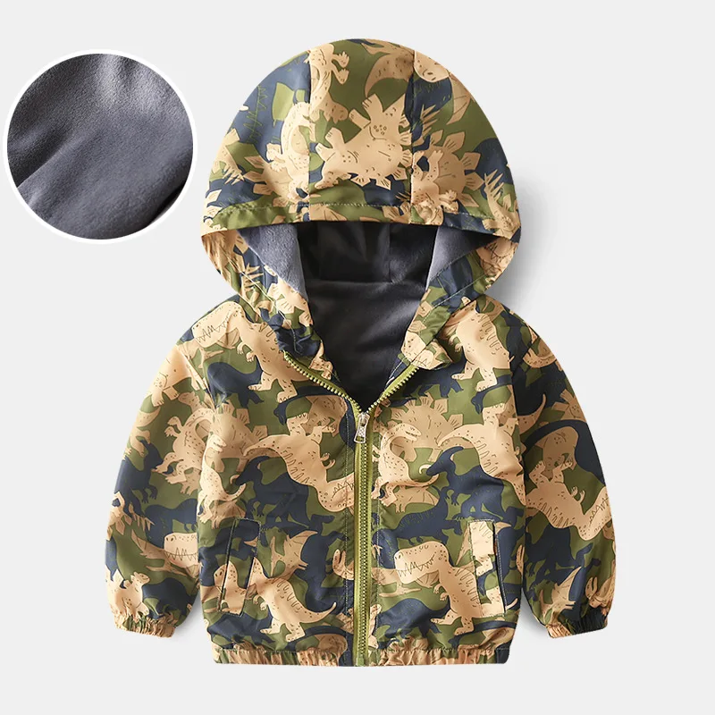 Детская одежда для маленьких мальчиков и девочек осенне зимняя модная Вельветовая ветровка на молнии с