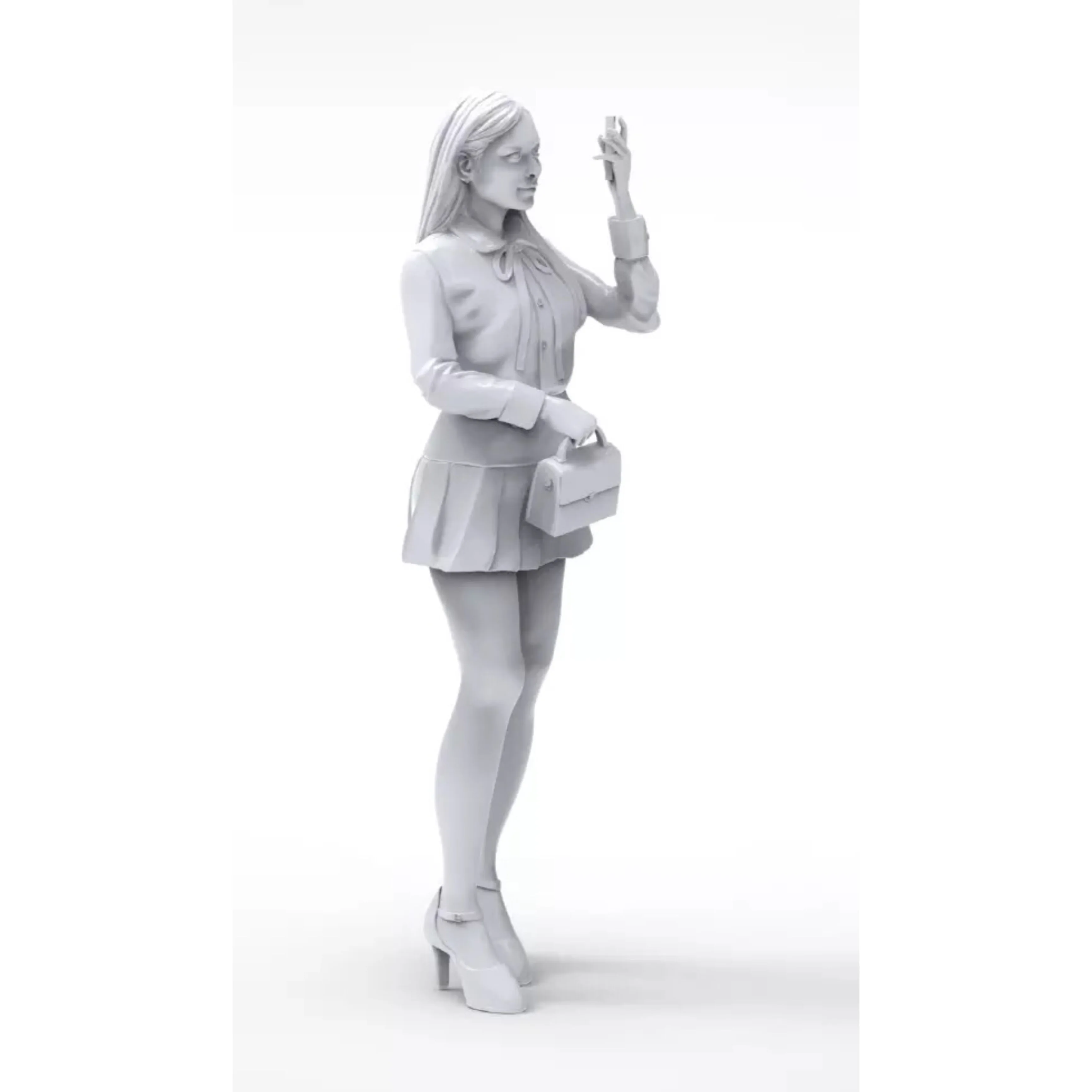 1/24 Resin Model Figure GK，Girls in action， Unassembled and unpainted kit  Building