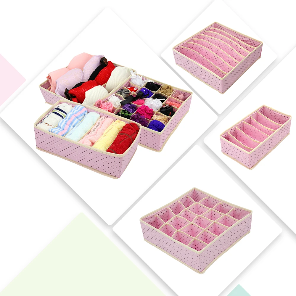 3 шт./набор складные органайзеры для нижнего белья|Ящики-органайзеры| |