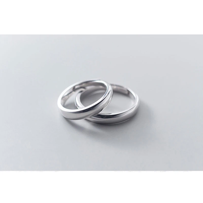 

La Monada 51-65mm Finger Couple Paired Women Ring 925 Silver Minimalist Rings For Women 925 Silver Fine Jewerly Rings Woman