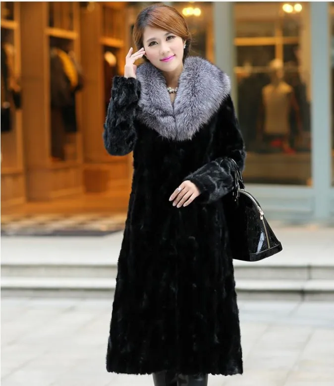 Пальто из искусственного меха 2019 зимнее пальто для женщин искусственная лисица