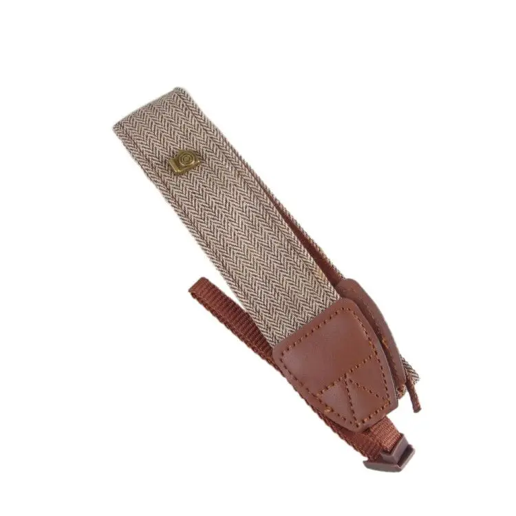 Универсальный Регулируемый ремень на плечо для камеры хлопковый кожаный Nikon Canon