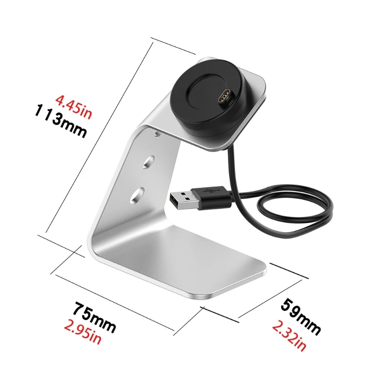 Док станция для зарядного устройства совместимая с Garmin Fenix Forerunner подход Vivoactive