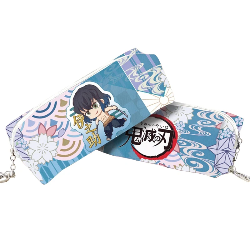 

Demon Slayer: Kimetsu No Yaiba Tanjirou Nezuko Kochou Giyuu Student Storage Zipper Pen Bag Pencil Case Cosmetic Stationery 1 Pc