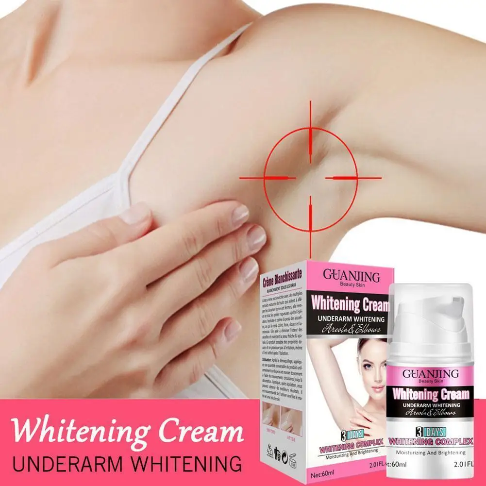 

60 мл отбеливающий крем для подмышек, отбеливание, увлажнение, массажные пятна, темный крем, отбеливание, осветление, мель S7R6