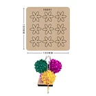 Гортензия, сделай сам, режущие штампы для рукоделия, деревянная фотоформа, Нетканая резка, подходит для обычных больших снимков