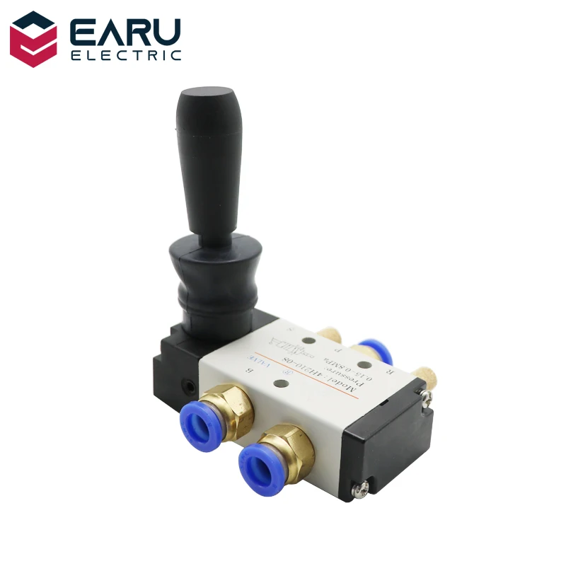 

Free Shipping 4H210-08 1/4" 2 Position 5 Port Air Manual Valve Pneumatic Control Valve 5/2 Way Hand Lever Operated Control Valve