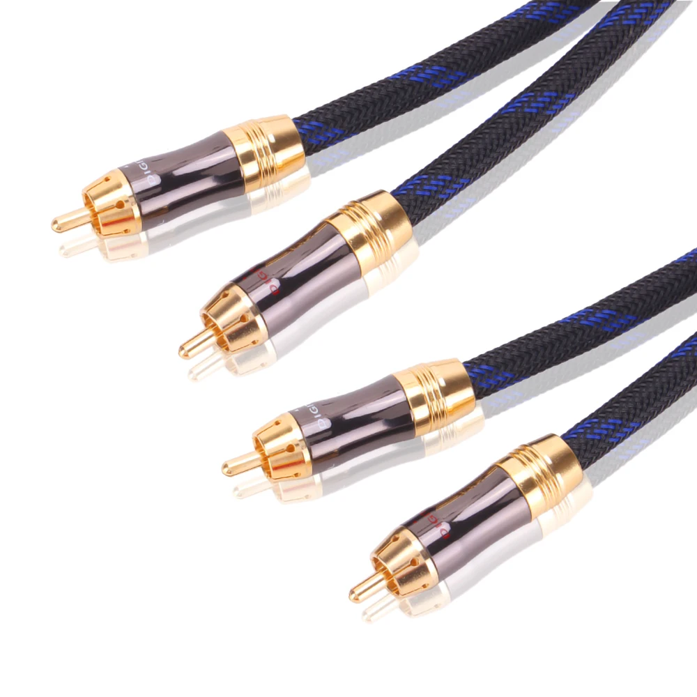 Аудиокабель KUYIOHIFI HIFI 2 rca для сабвуфера|Кабели VGA| |