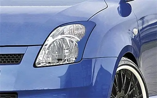 Стеклопластиковые фары Брови Веки для 2006-2010 Suzuki Swift 2007 2009