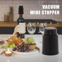 1pc stainless steel wine bottle stopper vacuum red wine cap sealer fresh keeper bar tools bottle cover kitchen accessories