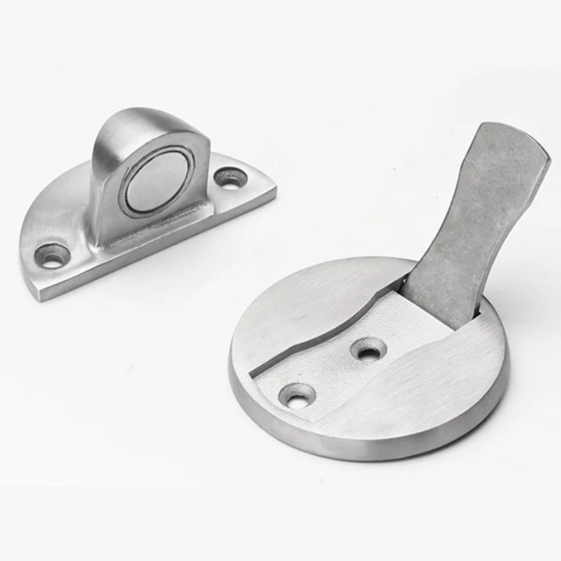 

Magnetic Door Stop Stainless Steel Door Stop Hidden Door Holder Grabs The Floor Nail-free Door Stop Furniture Hardware