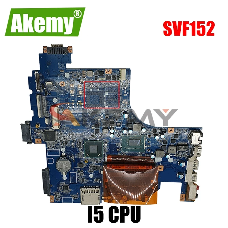 

Материнская плата для ноутбука Sony SVF152 SVF152A SVF152A29M HK9 с процессором i5 A1945014A A1945015A DA0HK9MB6D0, 100% полностью протестированная