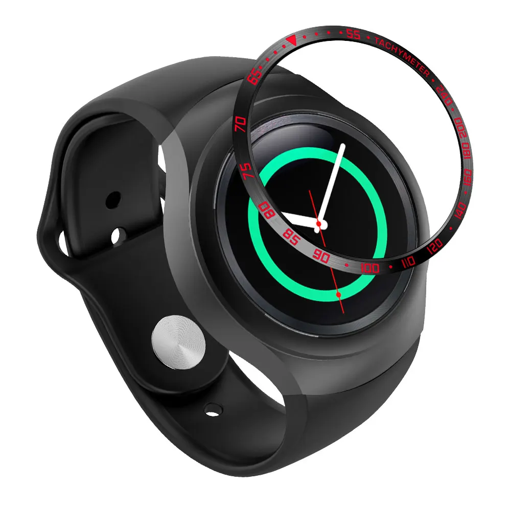 Color E3 Кольцо для samsung Galaxy Watch 42 мм Ringke циферблат Рамка Стиль рамка чехол Защита для samsung gear S2 SM-R720 R720 чехол s - Цвет: Color E3