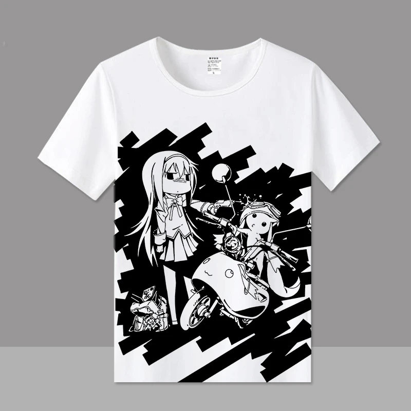Футболка для костюмированной вечеринки Puella Magi Madoka Magica с принтом Kaname Tomoe Mami