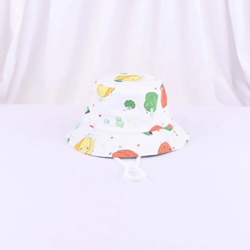 Детская мультяшная шапка для бассейна с принтом фруктов летняя уличная шляпа