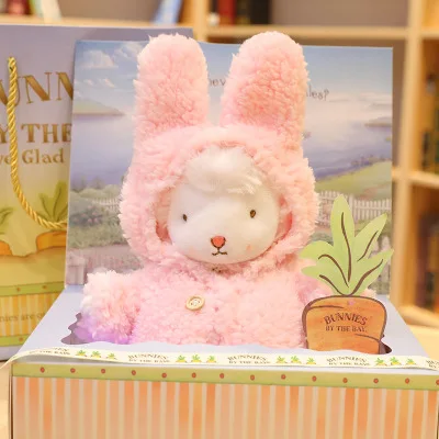 1pcs17cm Детские Kawaii с ушками ягненка плюшевые игрушки набитое мягкое животное