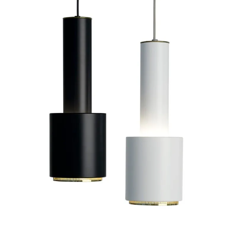 1 Head Nordic Artek Plated Metal Led E27 Pendant Light H44cm Painted Metal Dining Room Led Hanging Lamp 4 Colors