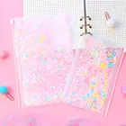 Прозрачная блестящая молния из ПВХ с 6 отверстиями, 1 шт.