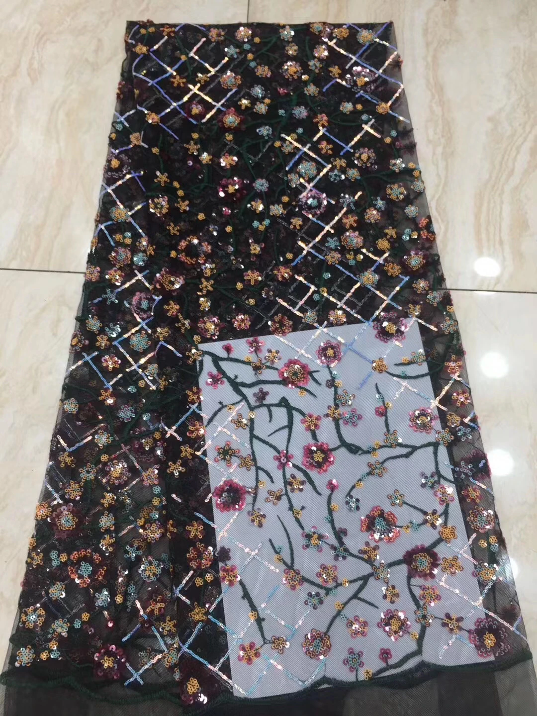 

Latest French Nigeria Lace Fabric 2021 High Quality Tulle African Lace Fabric Wedding Africa French Tulle Lace D38011