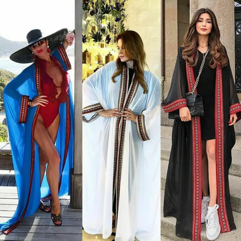 2020 Летняя мода новинка женские накидки для бикини однотонные богемные Свободные