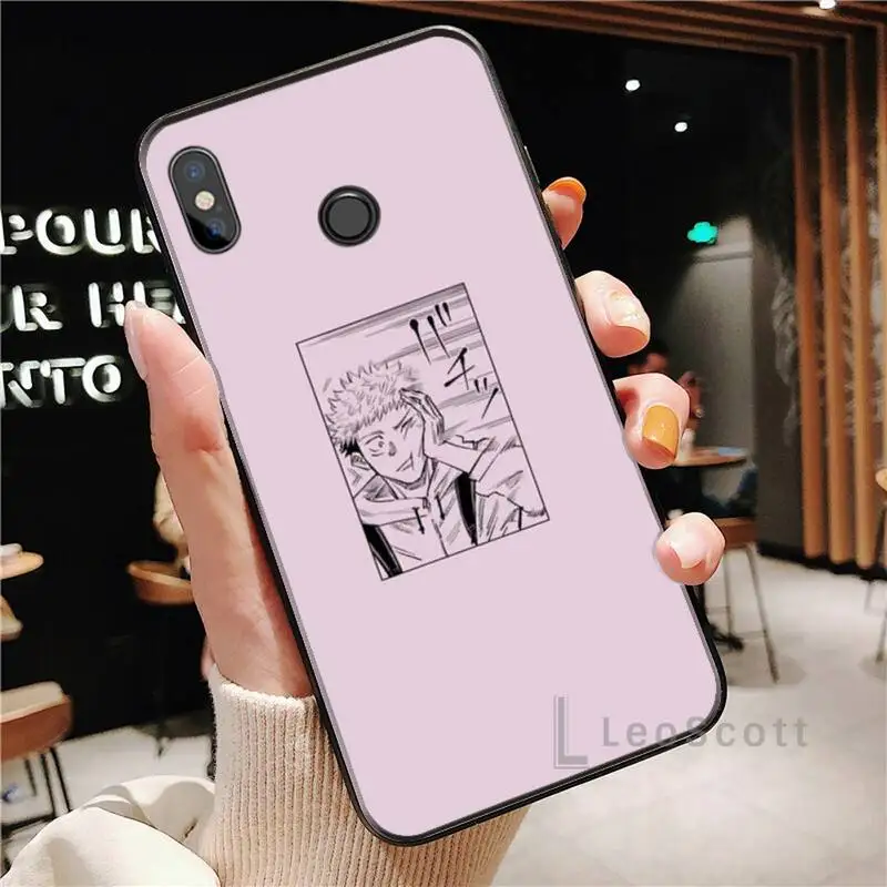 

jujutsu kaisen comic horror anime Phone Case For Xiaomi Redmi Note 4 4x 5 6 7 8 pro S2 PLUS 6A PRO