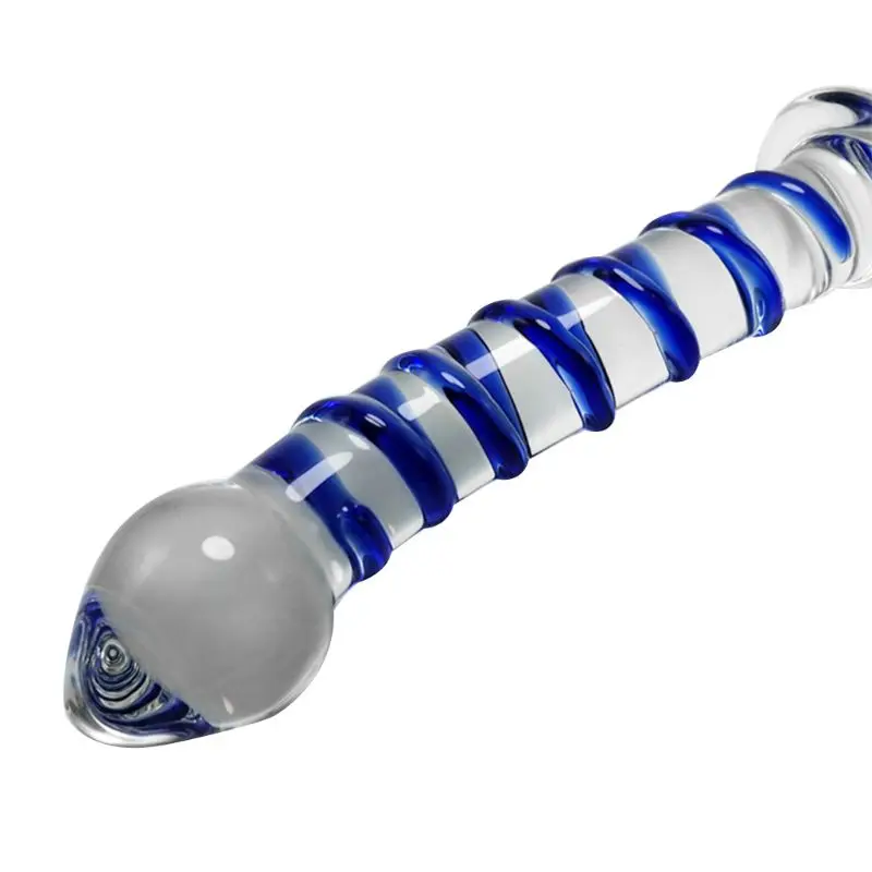 Стеклянная Анальная пробка термостойкий стеклянный фаллоимитатор мастурбатор