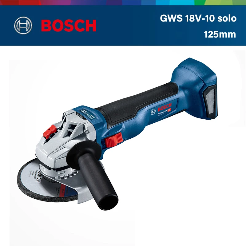 

Угловая шлифовальная машина Bosch GWS 18V-10, беспроводная, литиевая
