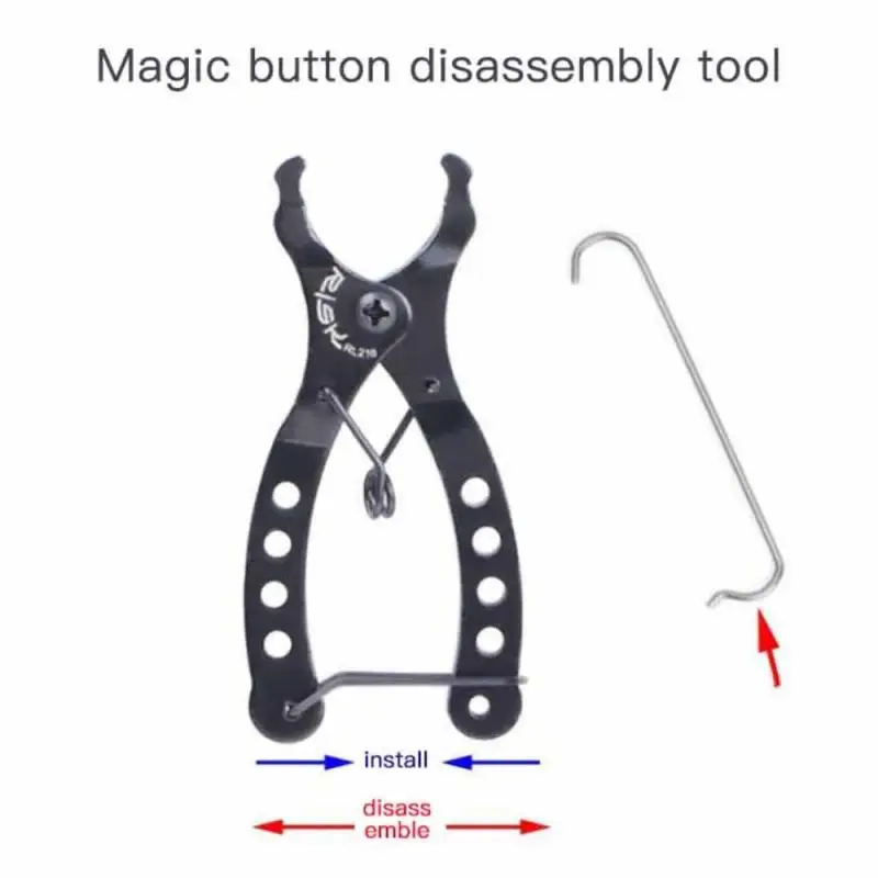 

RISK Chain buckle pliers bicycle chain quick release magic buckle disassembly installation wrench tool Cycling Repair Tools