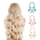 Шелковая атласная бигуди для волос без нагрева, повязка на голову для женщин, лента для завивки волос, резинки для волос для девочек, головные уборы, аксессуары для волос