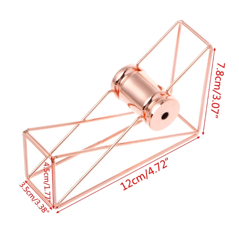 

Rose Gold Hollow Tape Cutter Washi Storage Organizer Stationery Office Supplies Y51A