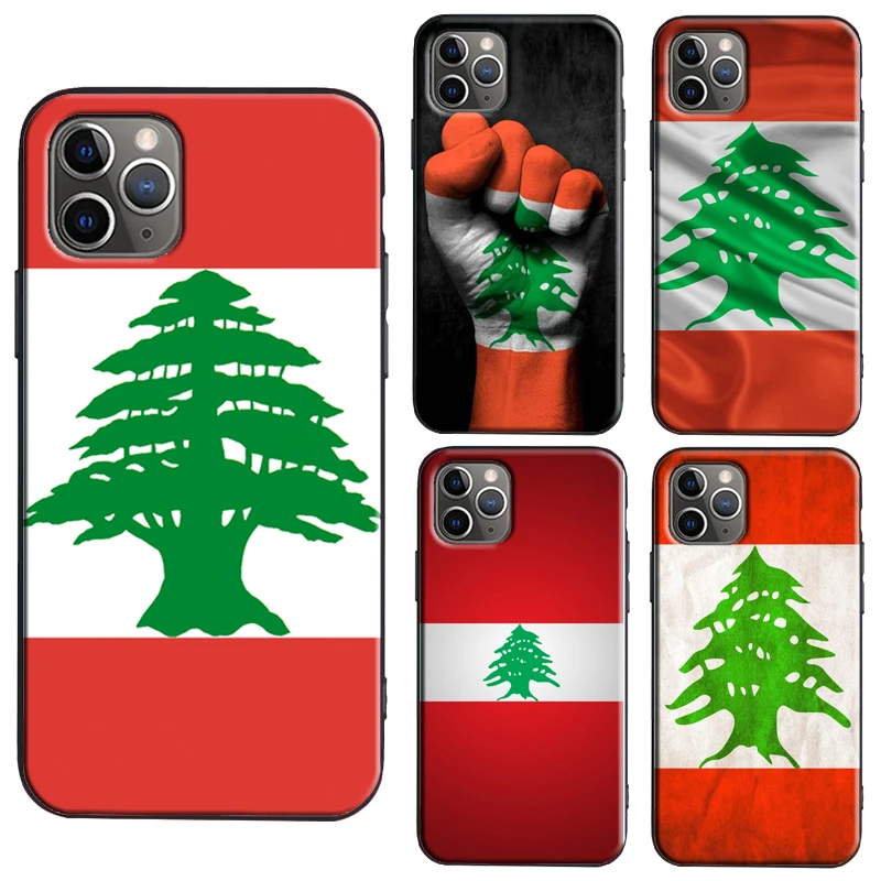 Чехол для телефона с ливанским флагом для iPhone 13 11 12 Pro Max mini X XR XS Max 6S 8 7 Plus SE 2020, задняя крышка