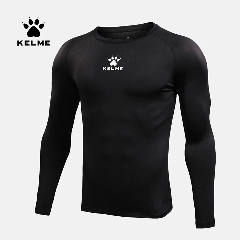 Компрессионные колготки KELME мужские спортивные футболки с длинными рукавами для