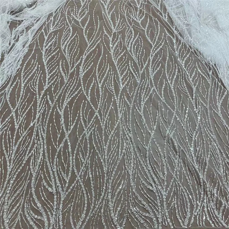 1 ярд высшее качество блестящая Роскошная модная кружевная ткань с богатыми