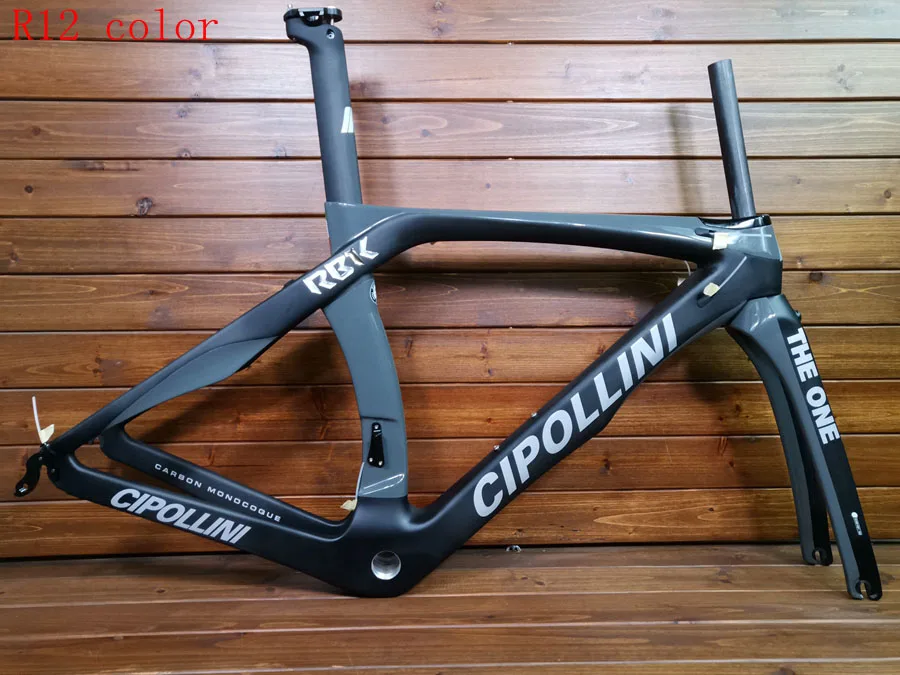R12 color Топ Cipollini nk1k RB1K один T1100 3k красный УГЛЕРОДНЫЙ дорожные рамы велосипед набор углеродных велосипедов может быть XDB DPD корабль - Цвет: R12 color