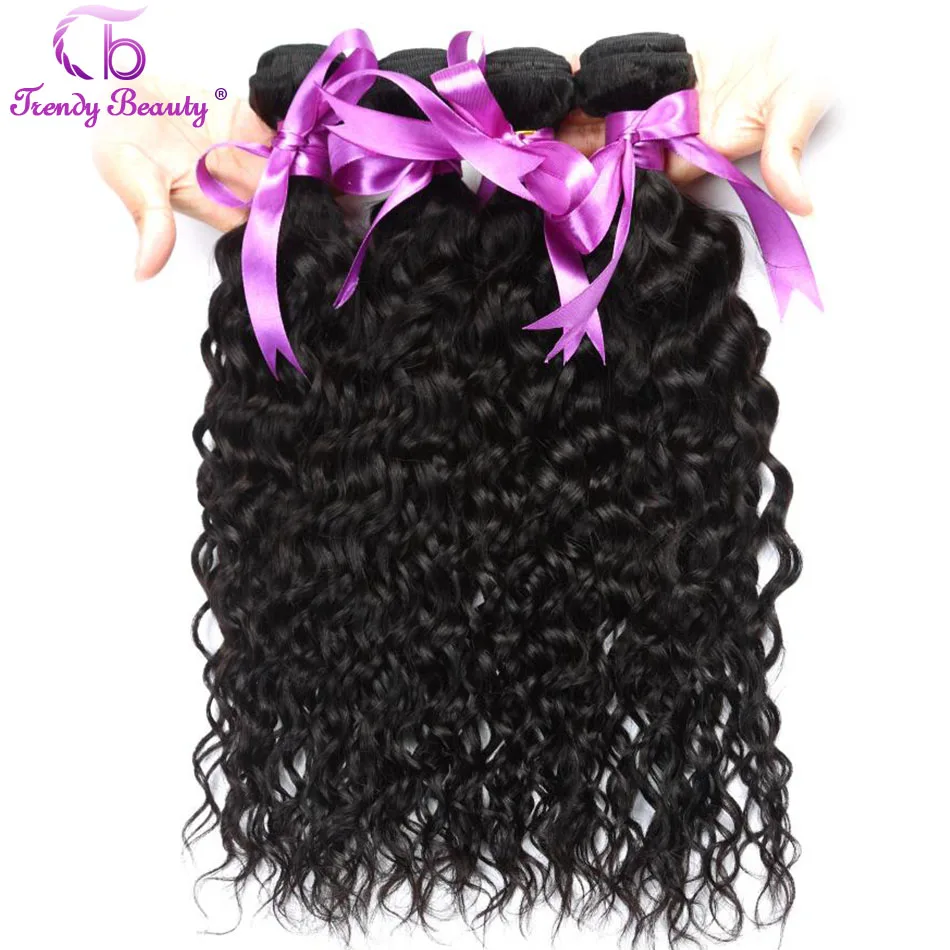 Перуанские волнистые натуральные волосы натурального цвета 28 Дюймов 30 дюймов 1/3/4