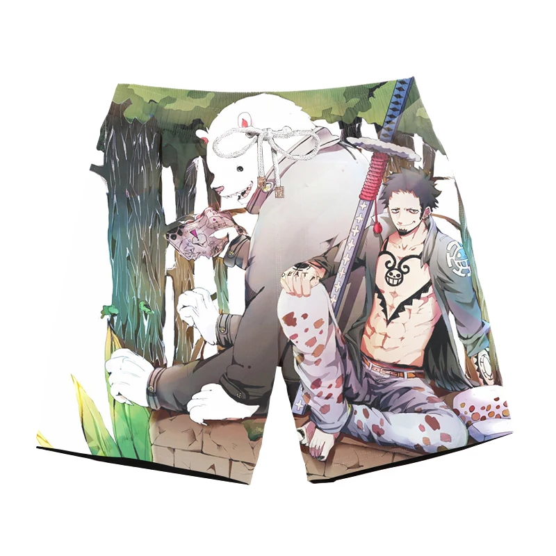 2019 One Piece Shorts Men Summer 3D Short Pants Hot Sale Beach Homme Casual Style Loose Elastic Fashion Brand Clothing | Мужская одежда