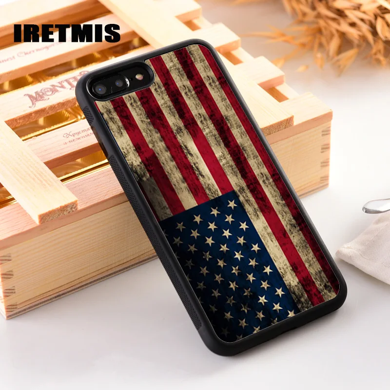 Резиновый силиконовый чехол Iretmis для телефона iPhone 6 6S 7 8 PLUS X XS XR 11 12 Mini Pro Max с