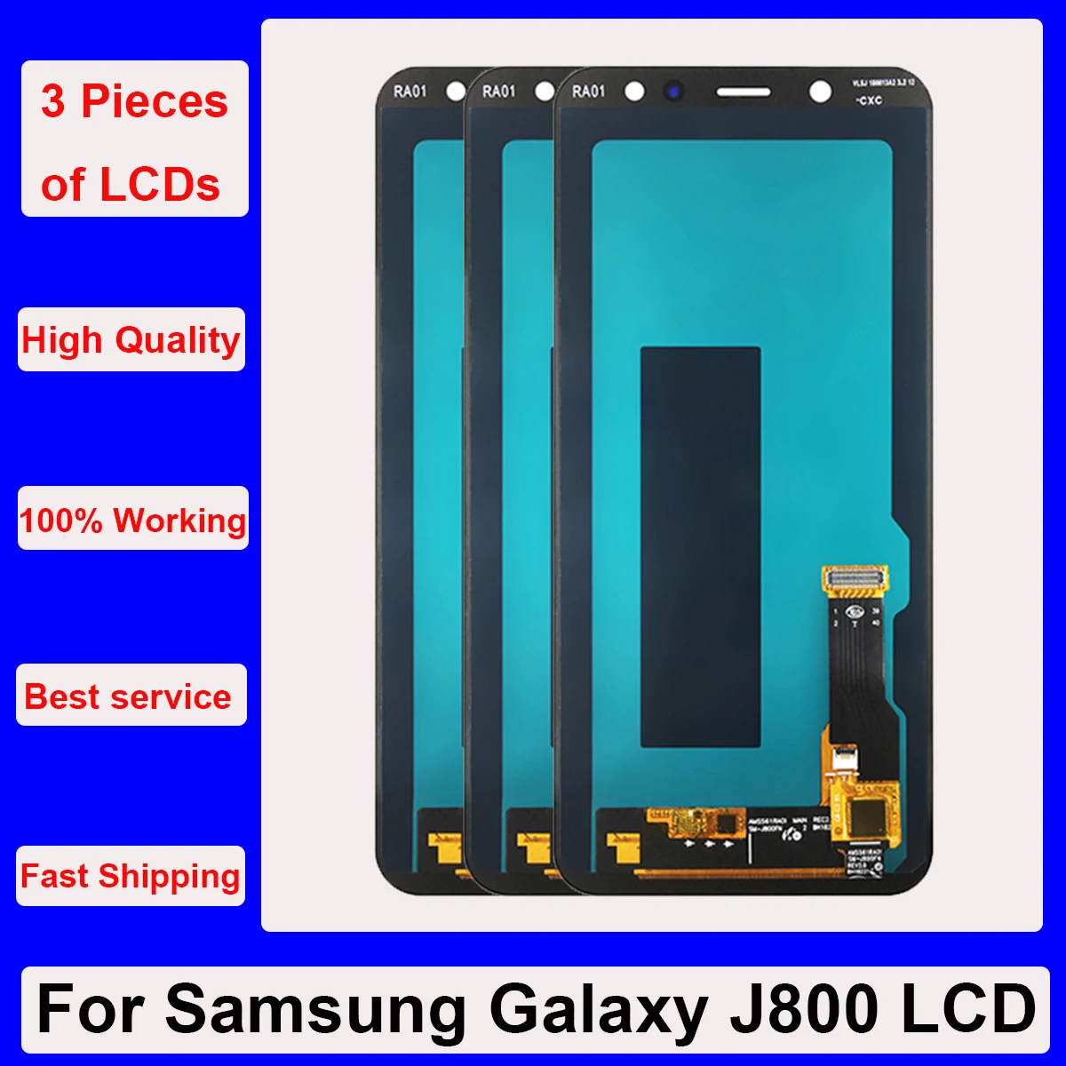 

Wholesale j810 Display For Samsung Galaxy J8 2018 J800 J810 SM-J810F J810Y J810FN j800 LCD and Touch Screen Digitizer Assembly