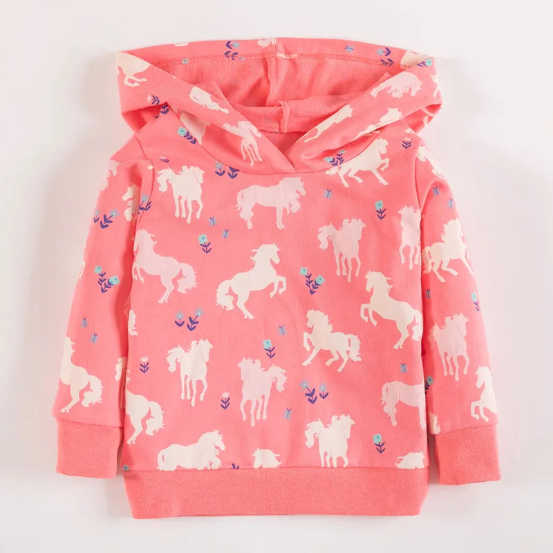 

Girls Sweater Hoodies Brand Quality Terry Cotton Infant Bebe Kids Fleeces Sweatshirts Blouse Children Clothing Baby Girl Clothes