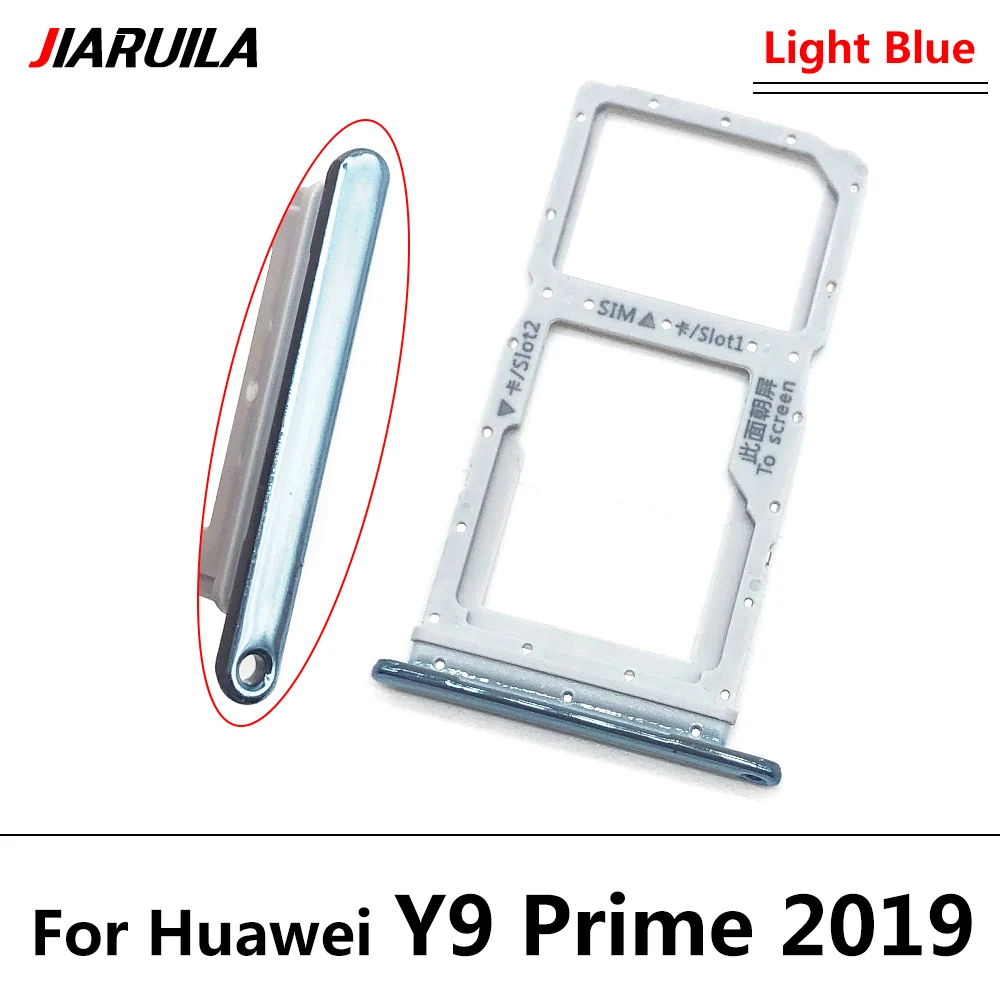 For Huawei Y6 Y7P Y8P 2020 Y9 Prime 2019 SIM Card Slot SD Card Tray Holder Adapter For Huawei Y6 Y7P Y8P 2020 Y9 Prime 2019 images - 6